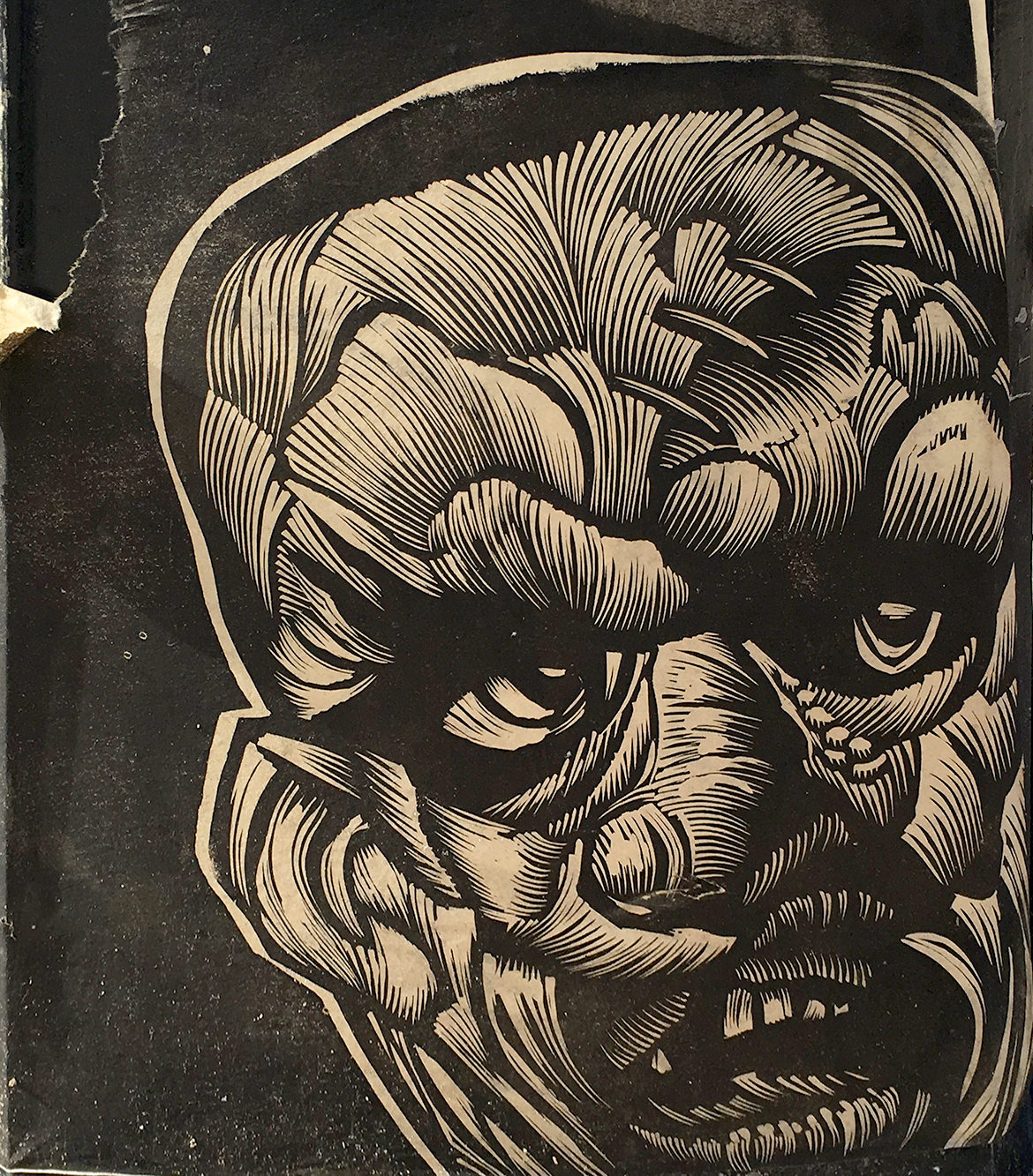 paste up illustration of Nixon as a Frankenstein monster