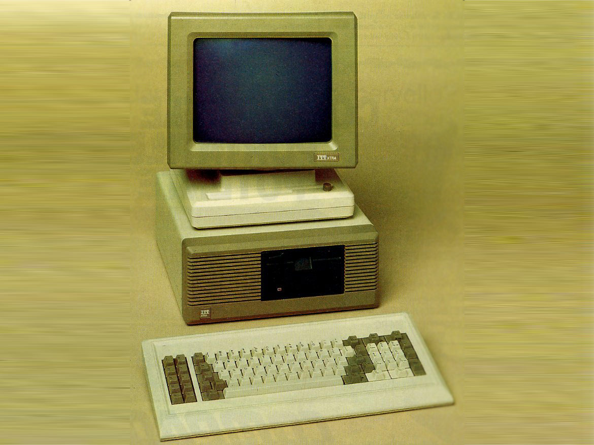 Photo of an ITT Xtra computer circa 1984